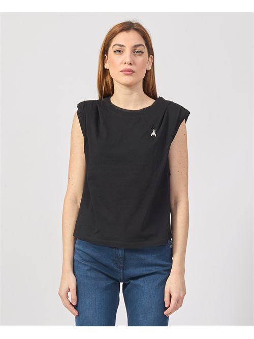 Patrizia Pepe Sleeveless Cotton T-Shirt PATRIZIA PEPE | 8M1685-J265K103